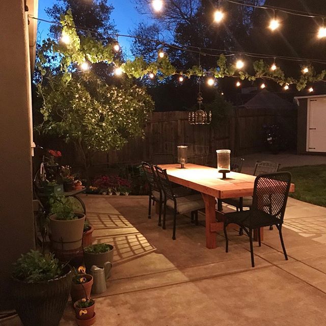 Tahni's tweet image. Spring yard cleanup has been in full swing the last couple of days. 🙌🏻 🌸 🌺 .
.
.
#backyard
#smallbackyard
#ediblelandscaping
#fruittrees
#bistrolights
#grapevines
#backyardideas
#patioideas
#californialife
#californialiving
#sacramento
#sacramentoblo… bit.ly/2D3NDx5