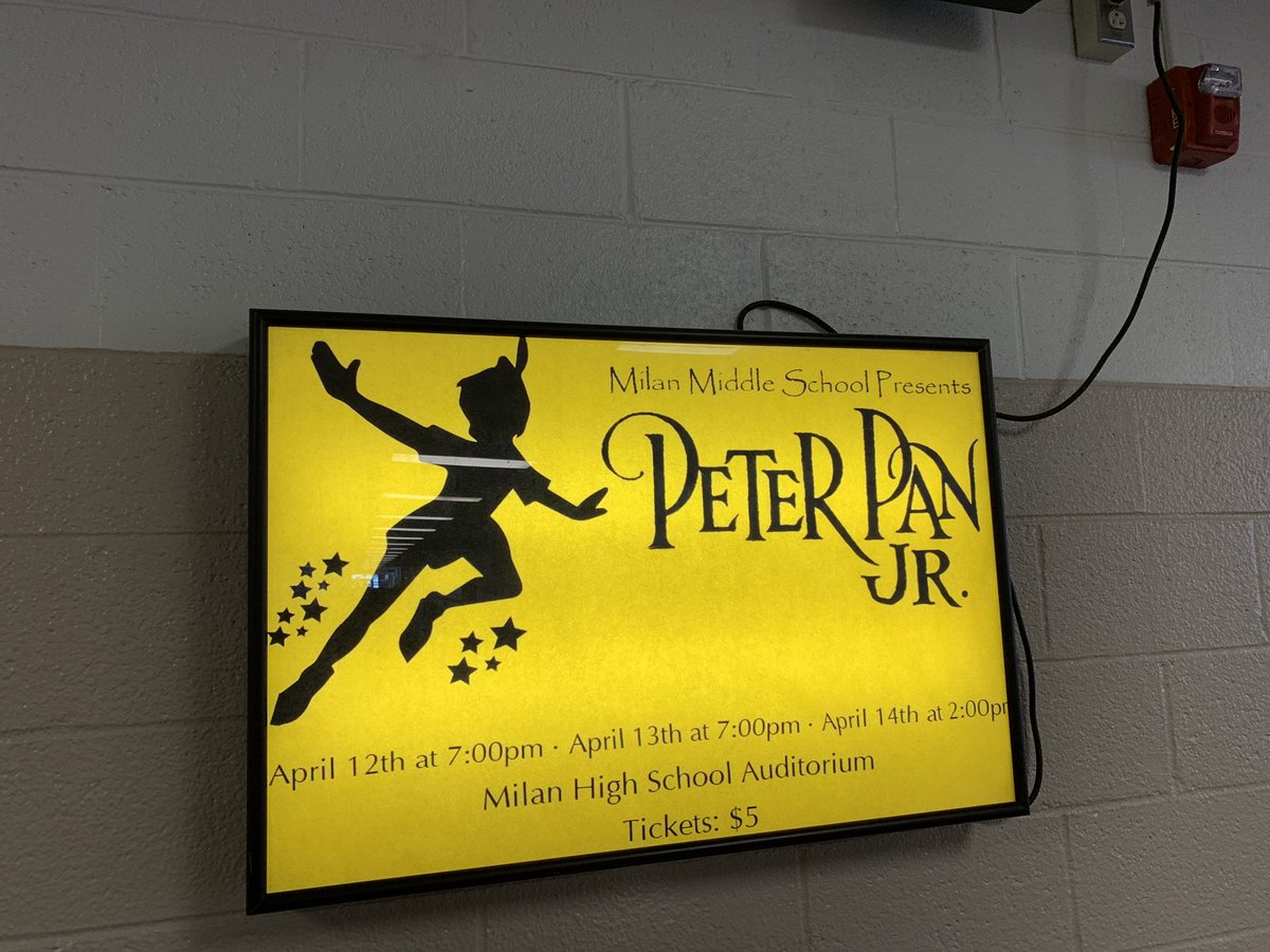 saraburden's tweet photo. Join us for an adventure in Neverland!  This Friday and Saturday @ 7, and Sunday at 2 at the MHS Performing Arts Center!  This cast is simply amazing, so don’t miss it! #MASBigReds #PowerUpMMS #MMSPeterPan https://t.co/Y3nYfbkdi7