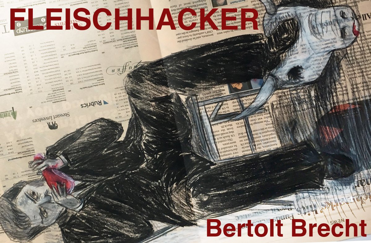 PhoebevonHeld's tweet photo. BRECHT's FLEISCHHACKER in London. Join us for the first ever UK viewings of this timely play fragment by Bertolt Brecht on the harrowing effects of finance-led capitalism. 2 &amp; 3 May at Guest Projects Hackney. Book a FREE ticket now!!! https://t.co/bzV1iNlubR https://t.co/VzfyZtl4g3