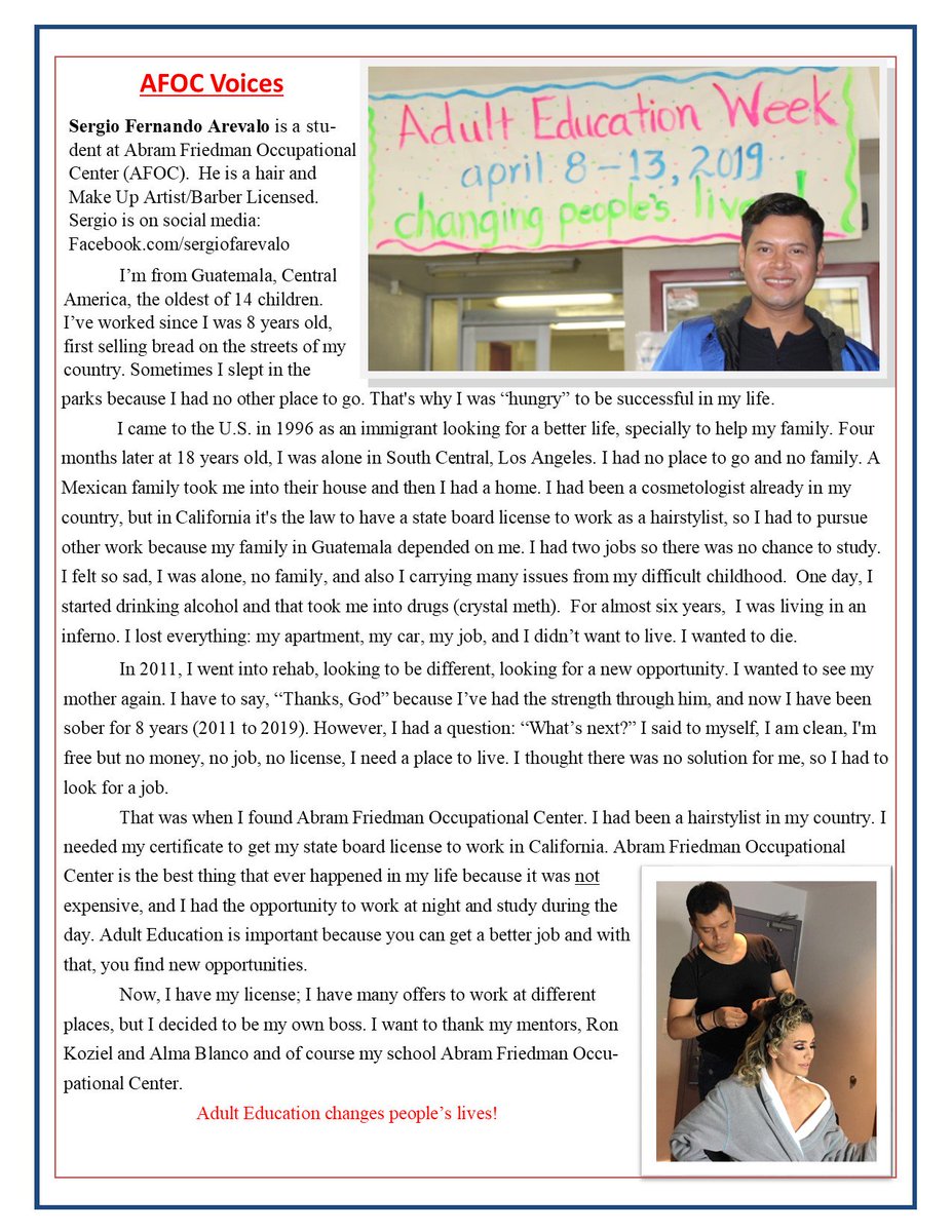 Abram Friedman Occupational Center tweet media