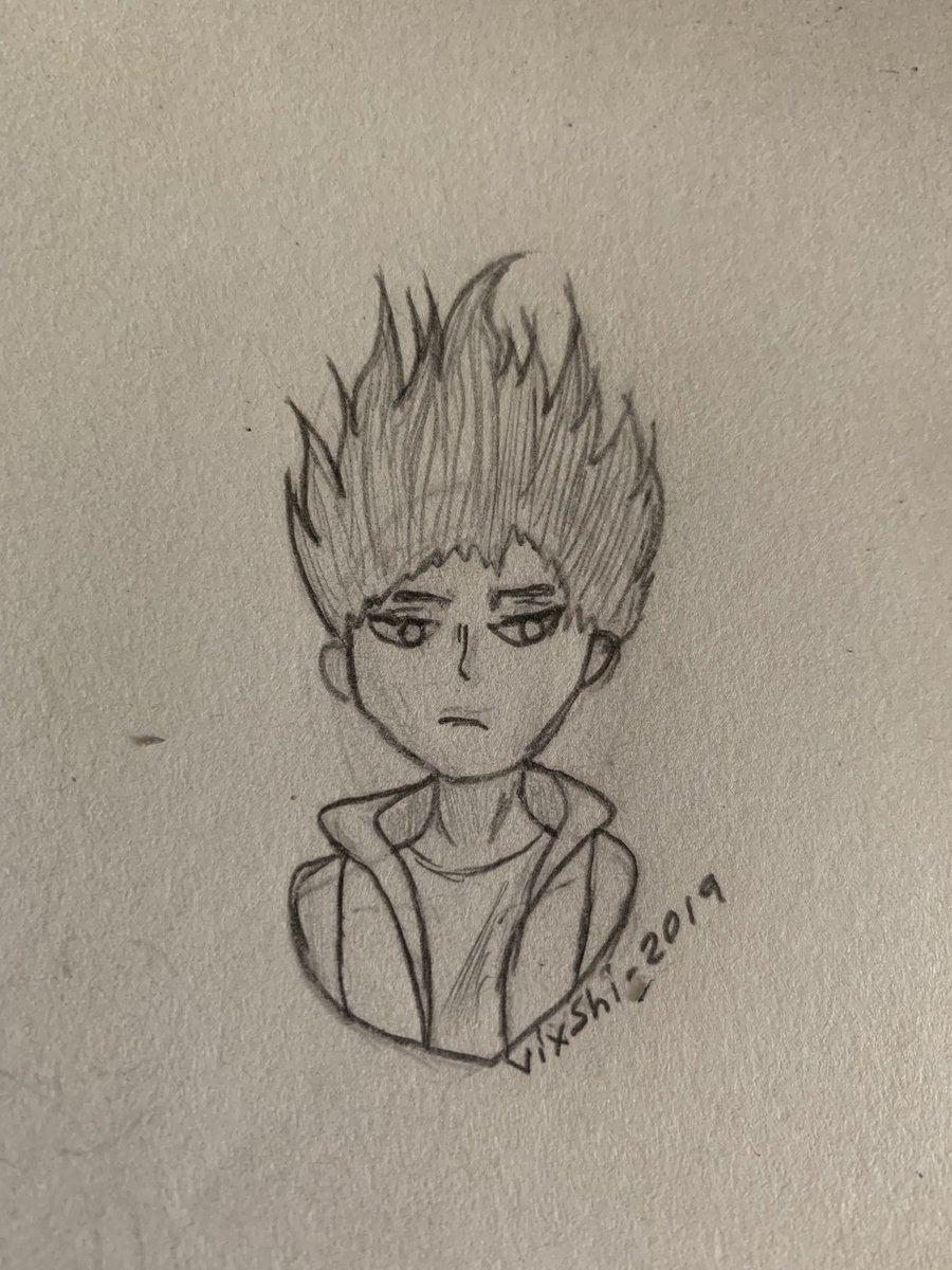 // Bored so decided to practice drawing bnha characters. Also, thanks to limited internet, I’m going to be offline for a bit. Give me some characters to draw!

[Have a badly drawn shinso]