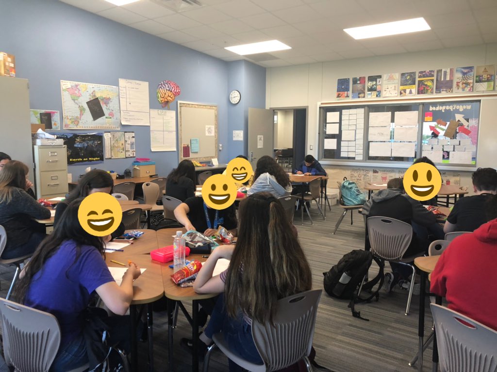 AnkneyOTHS's tweet photo. It’s that time of year where I start living off @MonsterEnergy and copious amounts of coffee- but all of the dedicated AP kiddos make it all worth it! #almosteveryseatfilledwhenwegotstarted #afterschooltutorials #aphg #appsych #aimingfor5s https://t.co/LH6bMW13j2