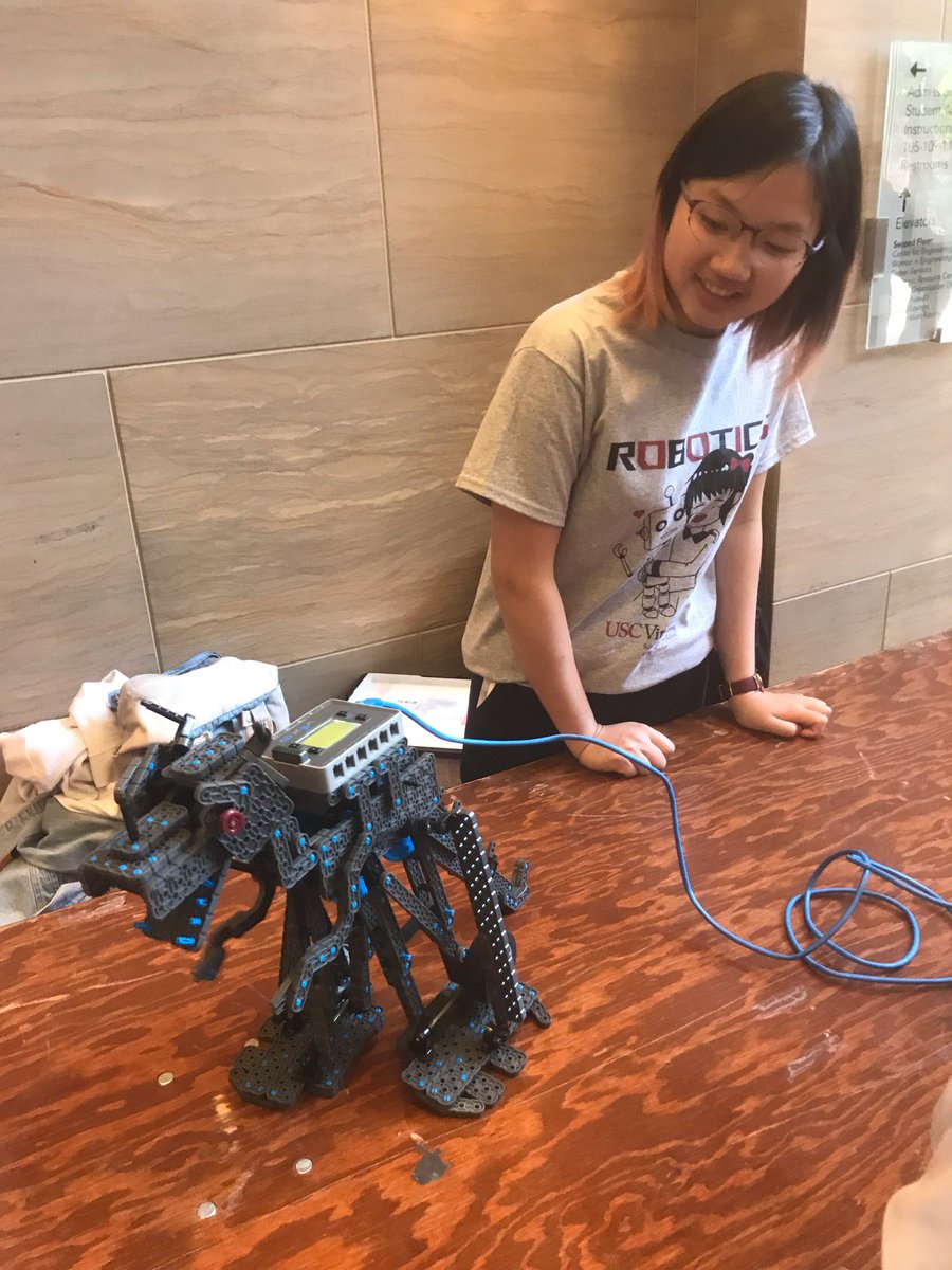 Meet V-Rex, built from a kit from VEX IQ!
