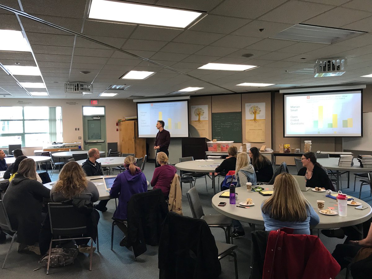 dkvandergugten's tweet photo. I had an opportunity to attend the Grade 4/5 teachers math series presented by @rorypayment who lead teachers in a multi-session learning series to engage  students in open-ended, concrete, pictorial, and hands-on ways of exploring mathematics.  #sd42 #sd42learns #Mathematics https://t.co/BXDDD0ZtFV