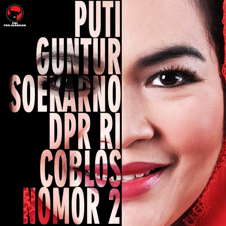 PUTI GUNTUR SOEKARNO, S.IP
KERTAS KUNING DPR RI 
COBLOS NOMOR 2
#mbakputi
#calegdprri
#dapiljatim1nomor2
#surabayasidoarjo
#merajutbenangkebangsaan