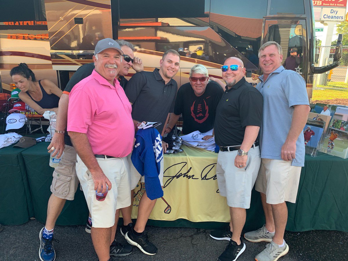 Great seeing the real JD again in Augusta. Got a Daly Daly T!  #themasters #augusta #hooters