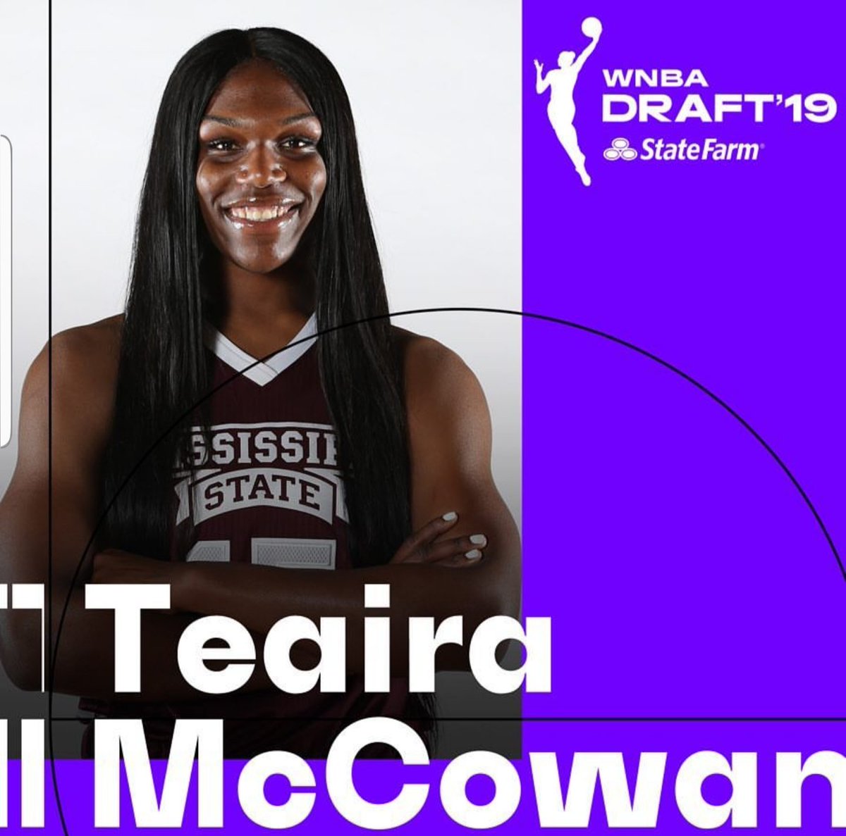 angieRirvin's tweet image. Congrats,T. @Teaira_15!🎉 @HailStateWBK Teaira McCowan is taken RD1 #3 in the @wnbadraft'19 by the @IndianaFever!🏀🎉 #3isthemagicnumber 
#DefensivePlaysGettheCall
#WNBADraft
#WNBADraft2019
#WNBAWelcomesTeaira
#HailState 🏀🐶🐾
