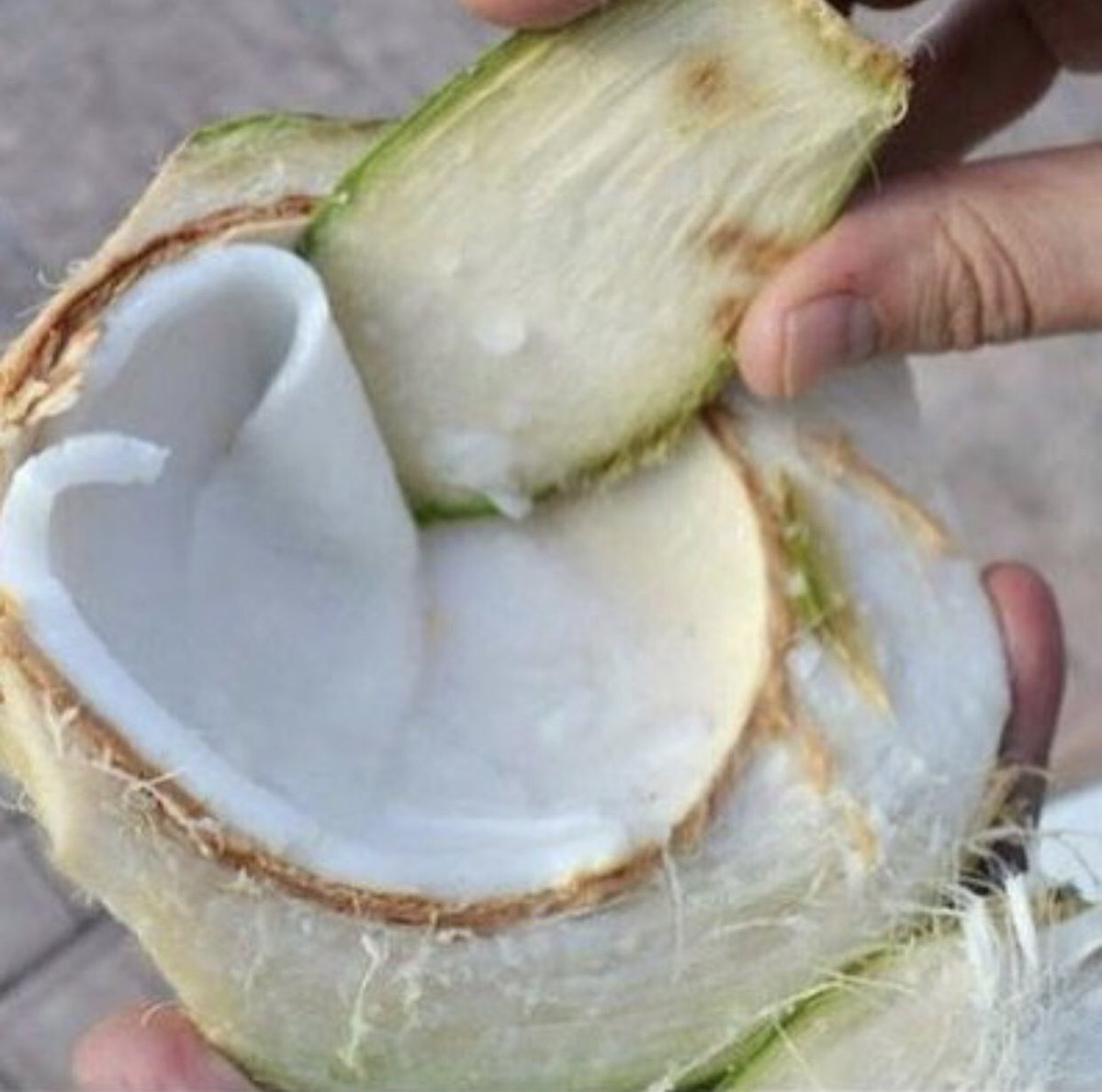 Coconut meat is also a source of a number of B vitamins, including folate, with 21 micrograms per 1-cup serving. B vitamins help your body make energy from food and assist in the production of red blood cells. #coconut #nature #fresh