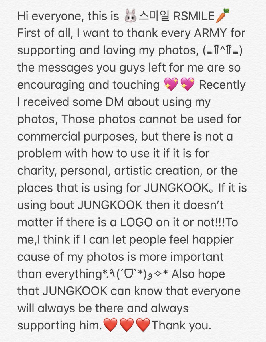 rsmileee1997's tweet photo. 📝
My Korean and English is not good 😭If have any problems plz let me know 💖 https://t.co/mgBvQYqTn7