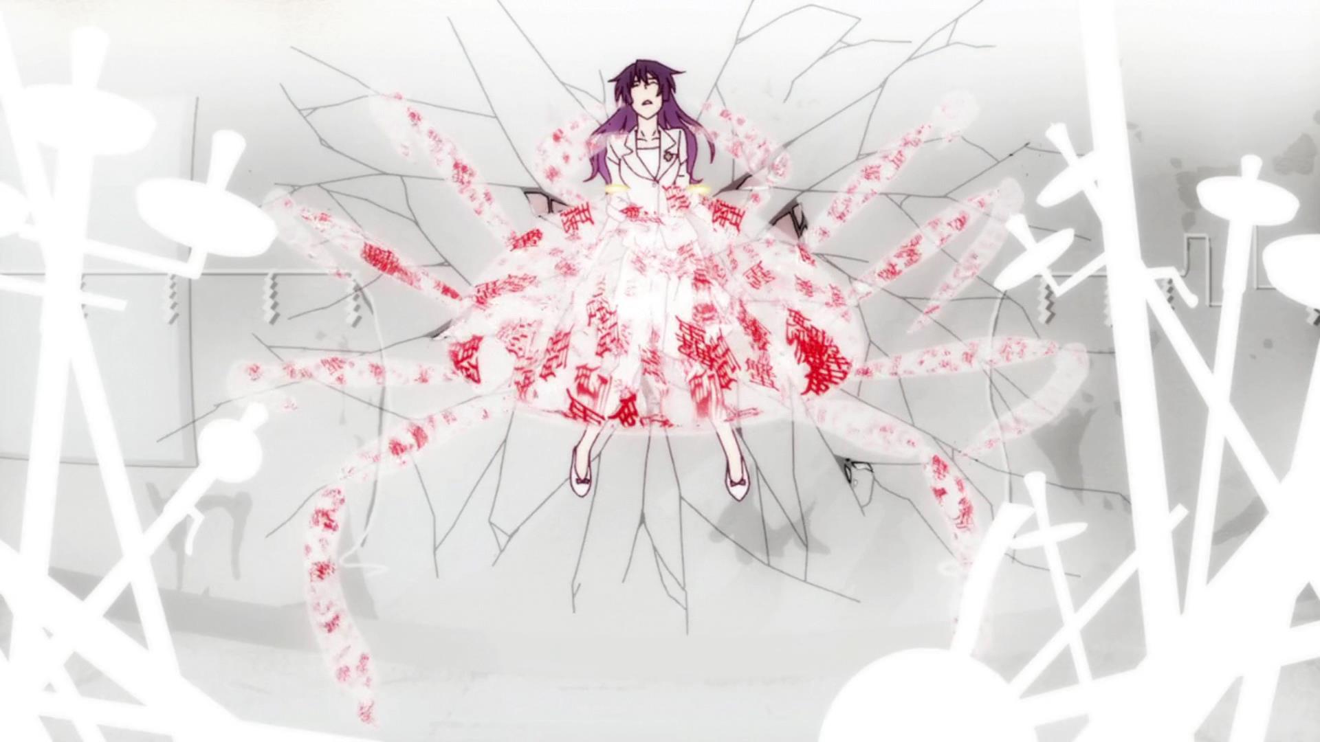 Twitter 上的 Yukima おもし蟹に叩きつけられ 押しつぶされそうになる戦場ヶ原 壁にひびが出来るぐらい強い力で 体を圧迫されて苦しそう T Co Bn6svja4nc Twitter