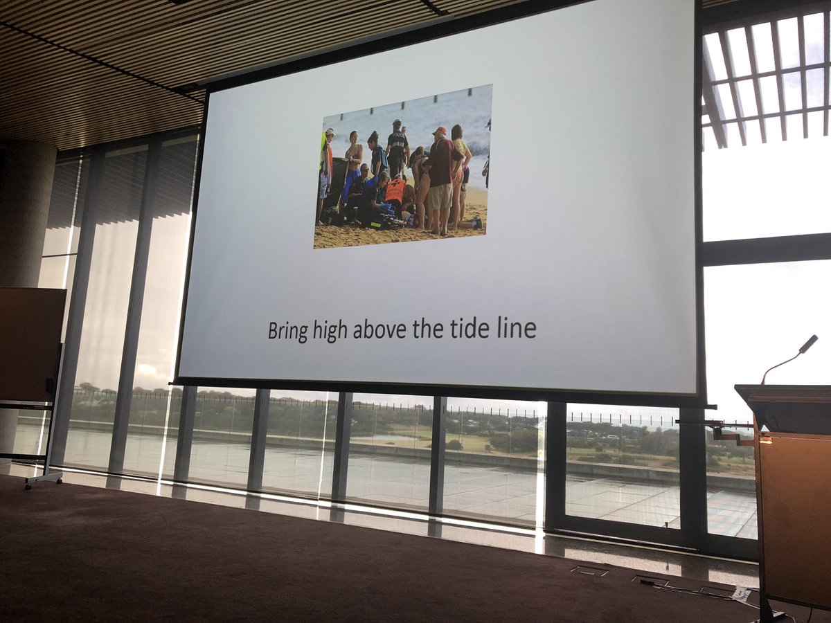 surfingmed's tweet photo. Resuscitation pearls in drowning by Nathalie Hood #wcsm19 @RoyalLifeSaving @LifeSavingVic @904schmidt @LifeguardsWB https://t.co/NDMxOI9b45