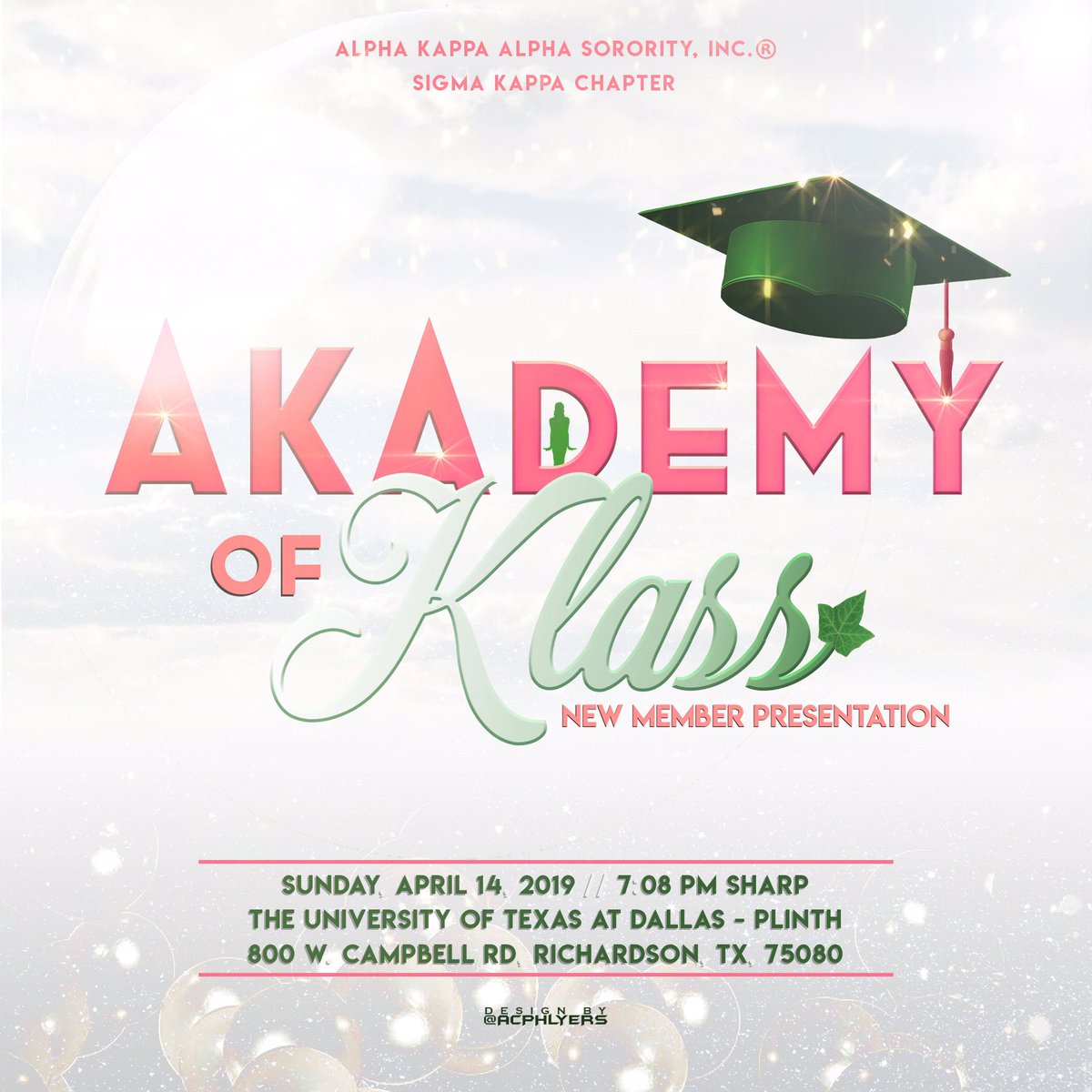 SigmaKappaAKAs's tweet photo. See y’all Sunday 💖💚 https://t.co/8lKvHs46yS