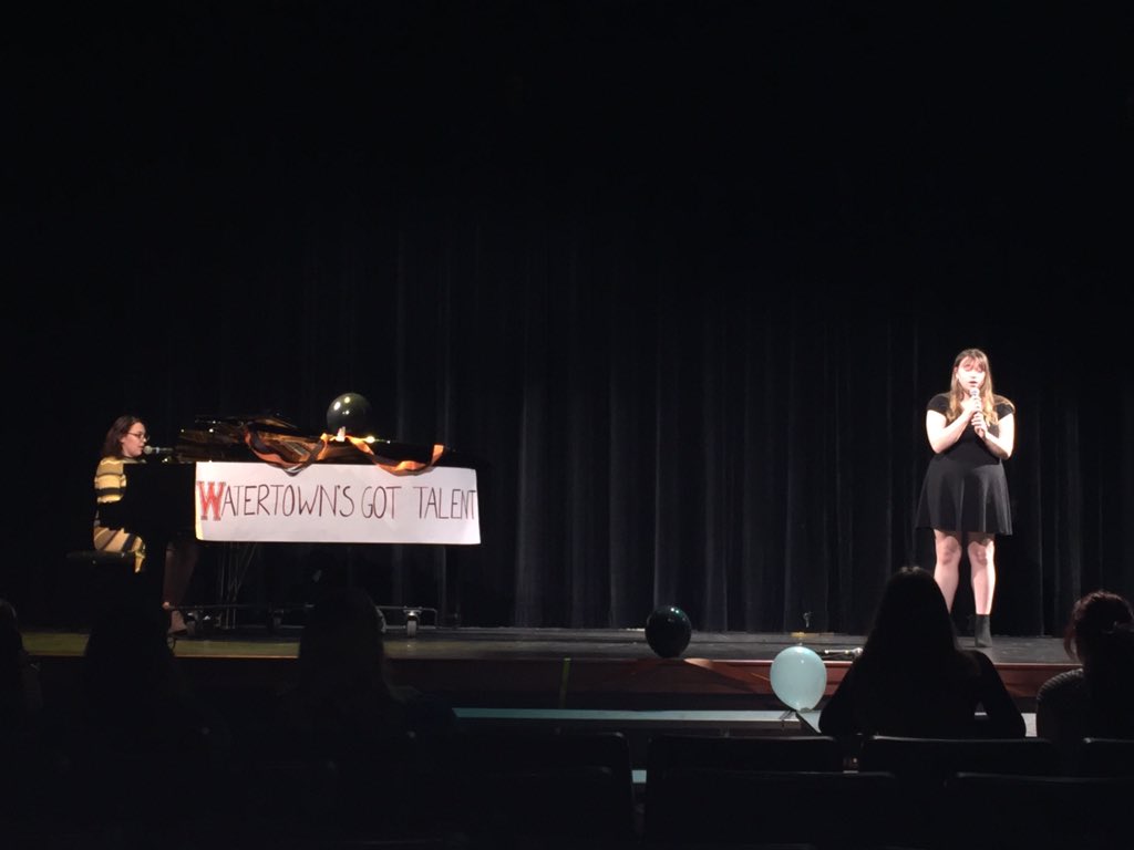 Congratulations to Hayley and Skylar for putting on an excellent show this evening at Watertown’s Got Talent