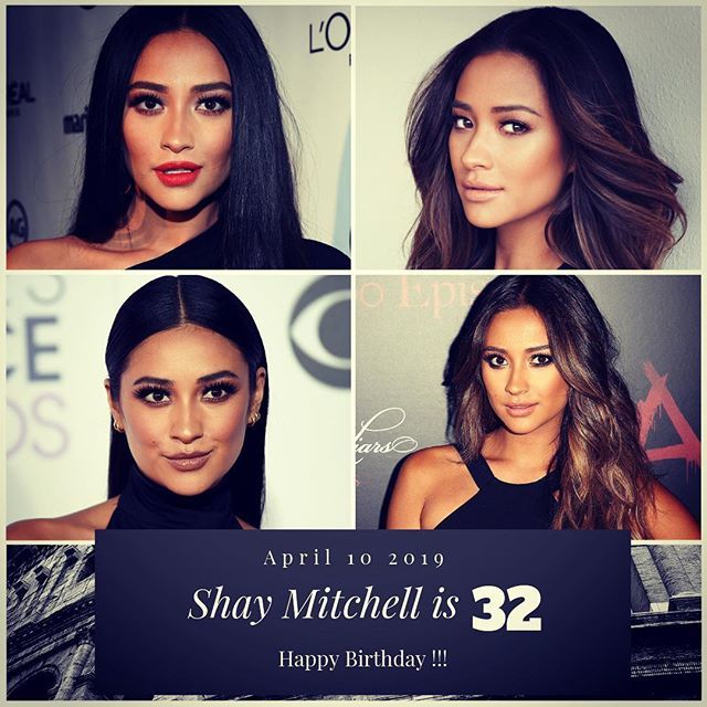 Actress Shay Mitchell turns 32 today !!!    to wish her a happy Birthday !!!  