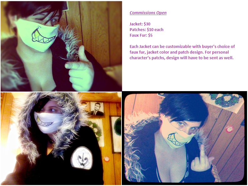 galenthius's tweet image. Just starting to finally try and get my art out there. This is a jacket I made for a friend who wanted it. ^_^ I can happily make more I enjoy sewing.