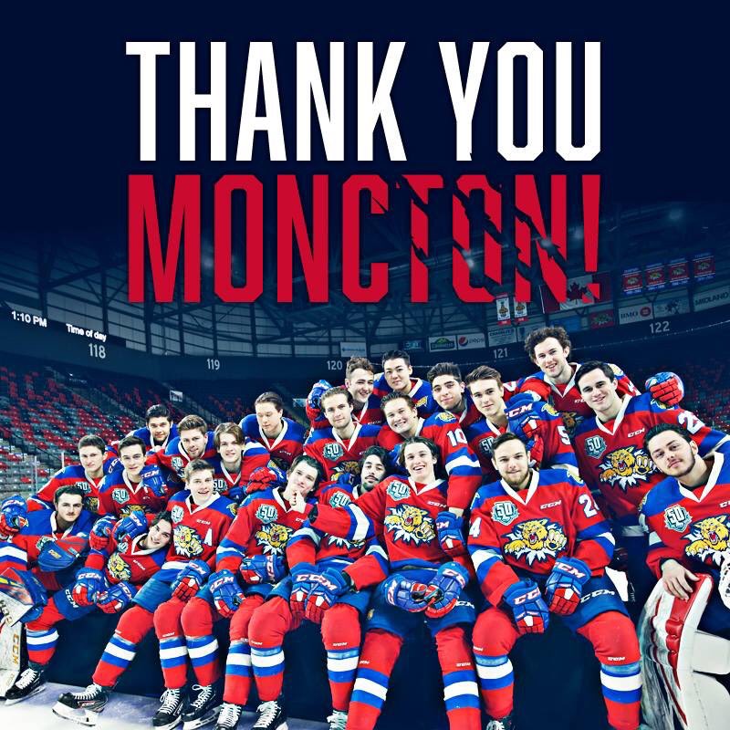 monctonwildcats's tweet image. On behalf of entire Moncton Wildcats Organization, Thank You #Moncton for making our 1st season at the @AvenirCentre a huge success. #ThankYou #Merci