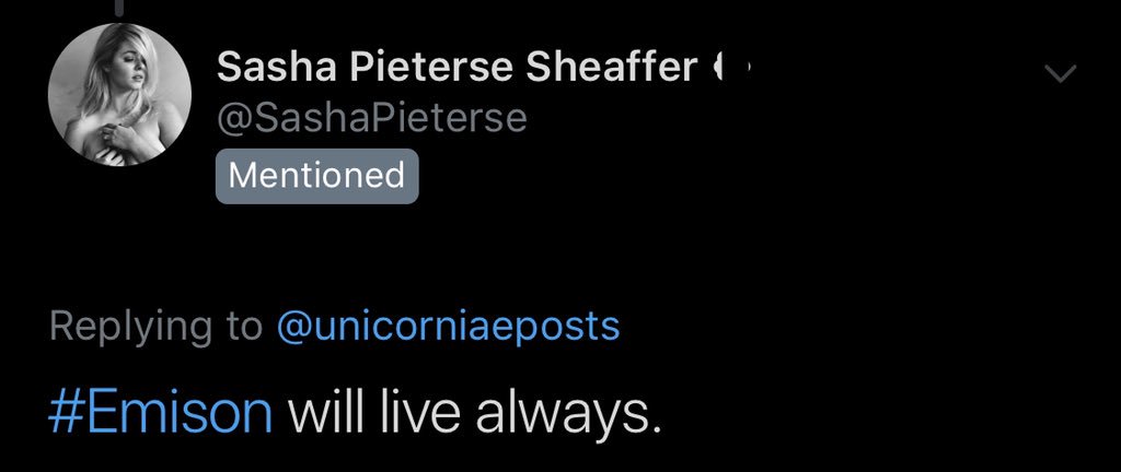 tp_sophia's tweet image. Sasha deleted this 😢 #SaveEmison