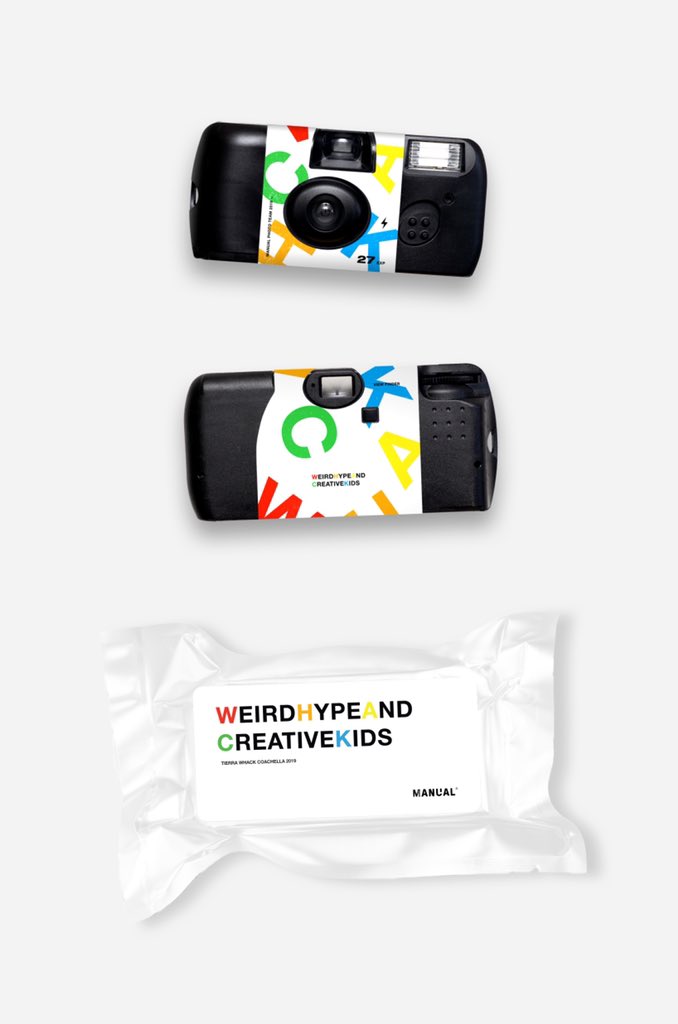 TierraWhack's tweet photo. I partnered with @manualnyc to create a special camera for my fans coming to see me at Coachella. If you want one, click here. https://t.co/qWVQCFvduF https://t.co/RGnREPUfOw