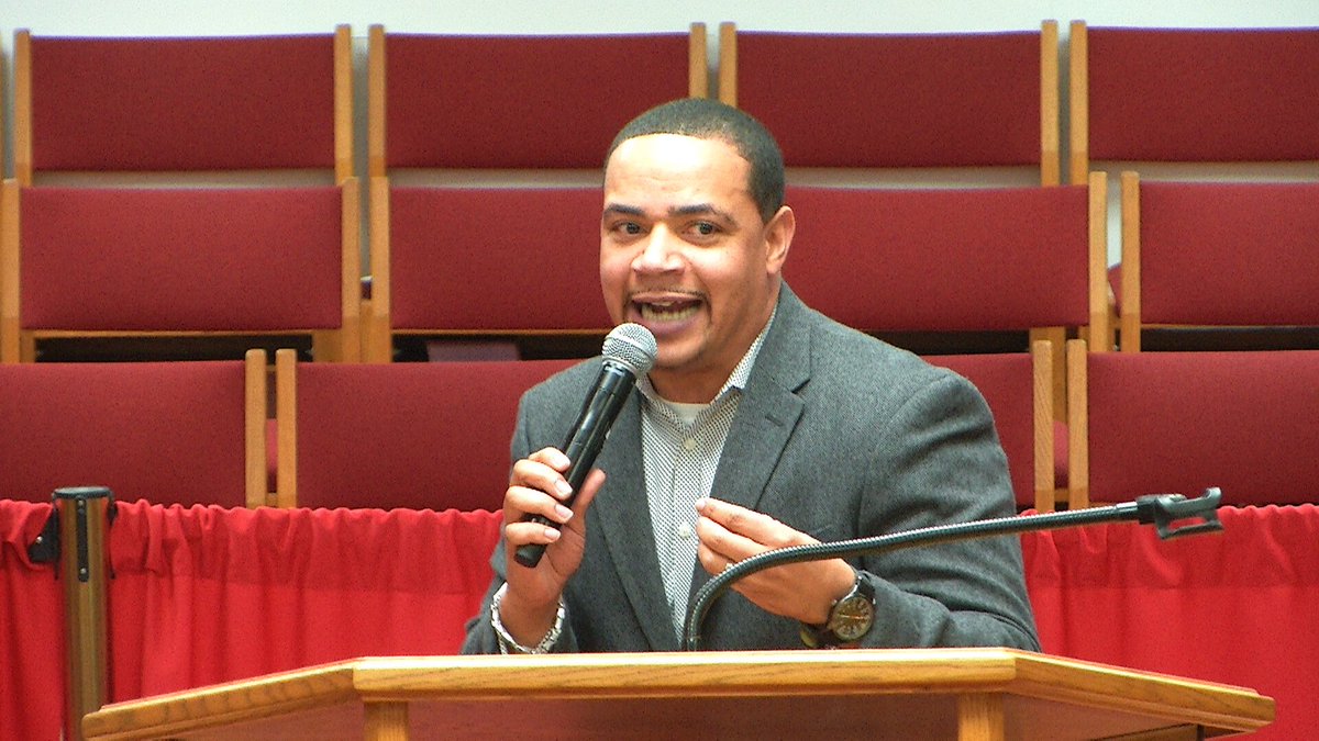 MYTNMBC's tweet photo. What an awesome word from Pastor @johnfaisonsr . The ministry of a survivor!!!! New Mass we’ve been blessed all week.
#SpringRevival2019 https://t.co/UB3iEdgpFv