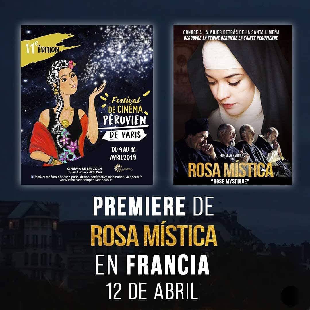Muy felices de anunciar que #Rosamística tendrá su premiere en Francia como parte de la competencia oficial del  #Festivaldecinemaperuviendeparis. Si te encuentras en #Francia no te pierdas la oportunidad de ver #RosaMística en pantalla grande!
#premiere #cinemaperuviendeparis
