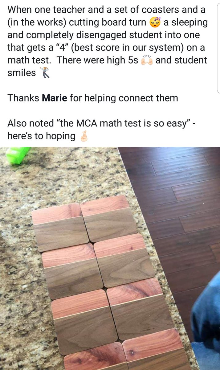 LundtTechnology's tweet photo. THIS is WHY EVERY student/ teacher relationships matter! 

#culturallyrelevant 
#engangelearner
#makelearningfun
#techedteachersarethebest https://t.co/R60rA8Jmzn