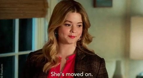 BersabehS's tweet image. You can see the hurt on Ali's face when she said "she moved on" #PLLThePerfectionists #SaveEmison