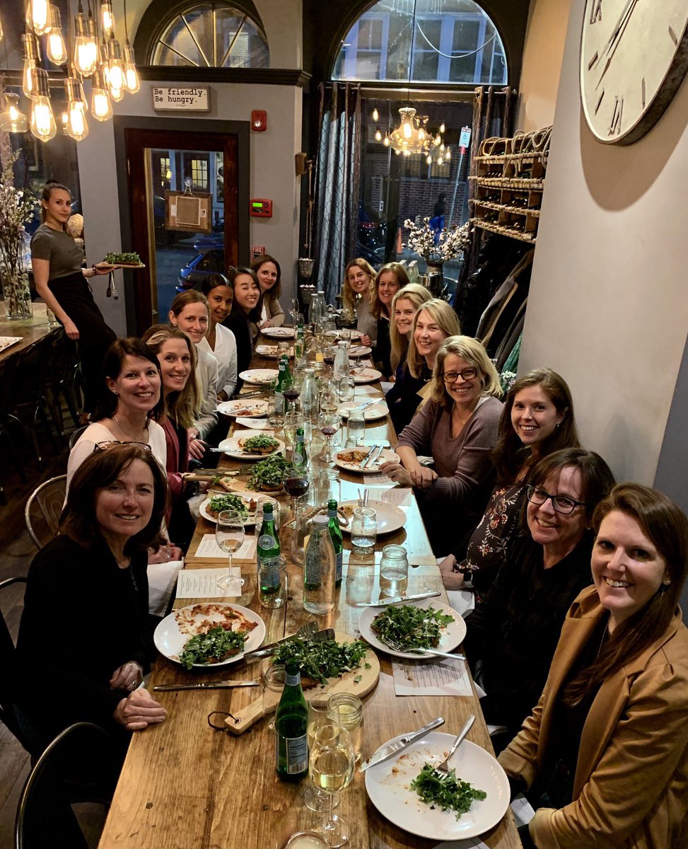 Fantastic night with a few wonderful women in #VC in #Boston. Thanks to @TableBoston for a delicious meal in your new North End space 🍽