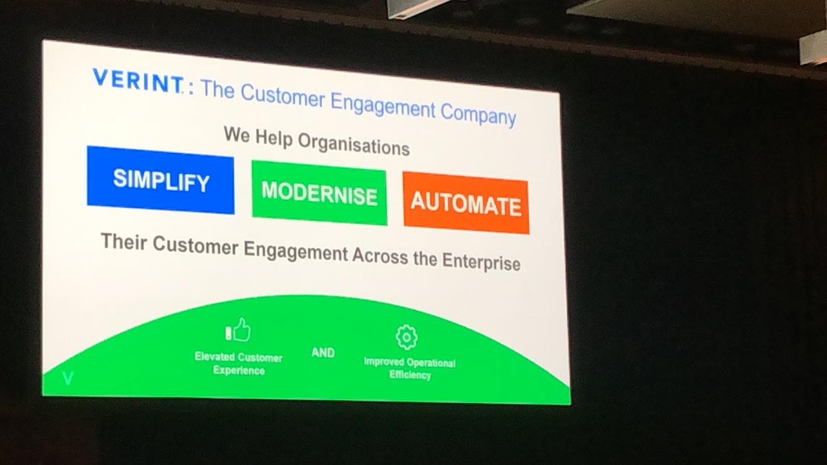 VerintAPAC's tweet photo. #APACEngage19 Insight: Elevating your #CX is the number one #customer differentiator and a massive challenge. But, get it right and you’ll find it hard for #competitors to replicate, making you the number one choice. Will this be your focus in 2019? #customerengagement https://t.co/Ic0l8NmHUv