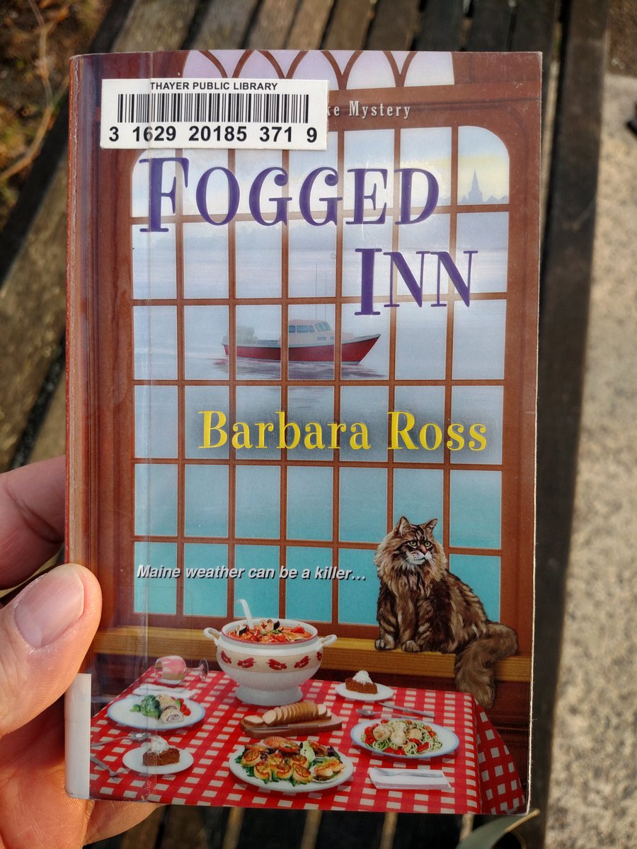 mikeleach42's tweet photo. It felt like I was in Maine for the past three days as I read through #FoggedInn by @BarbRoss - it was hard to put this mystery down at night, so engrossing was the story. I shall treasure my #oldfriends even more! https://t.co/W7oFQojN9G