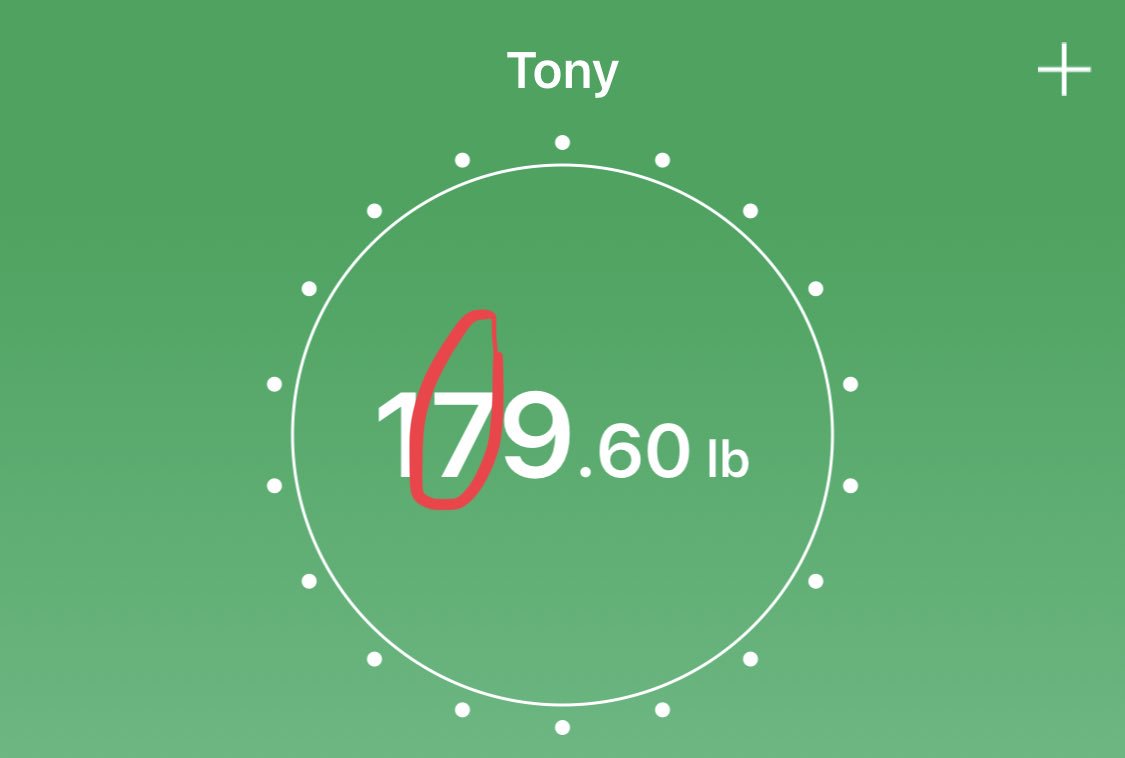 ImpressiveTony's tweet photo. A number I haven’t seen in 6 years. #RoadToShredCity #40Down https://t.co/fhPU5Xz4fP
