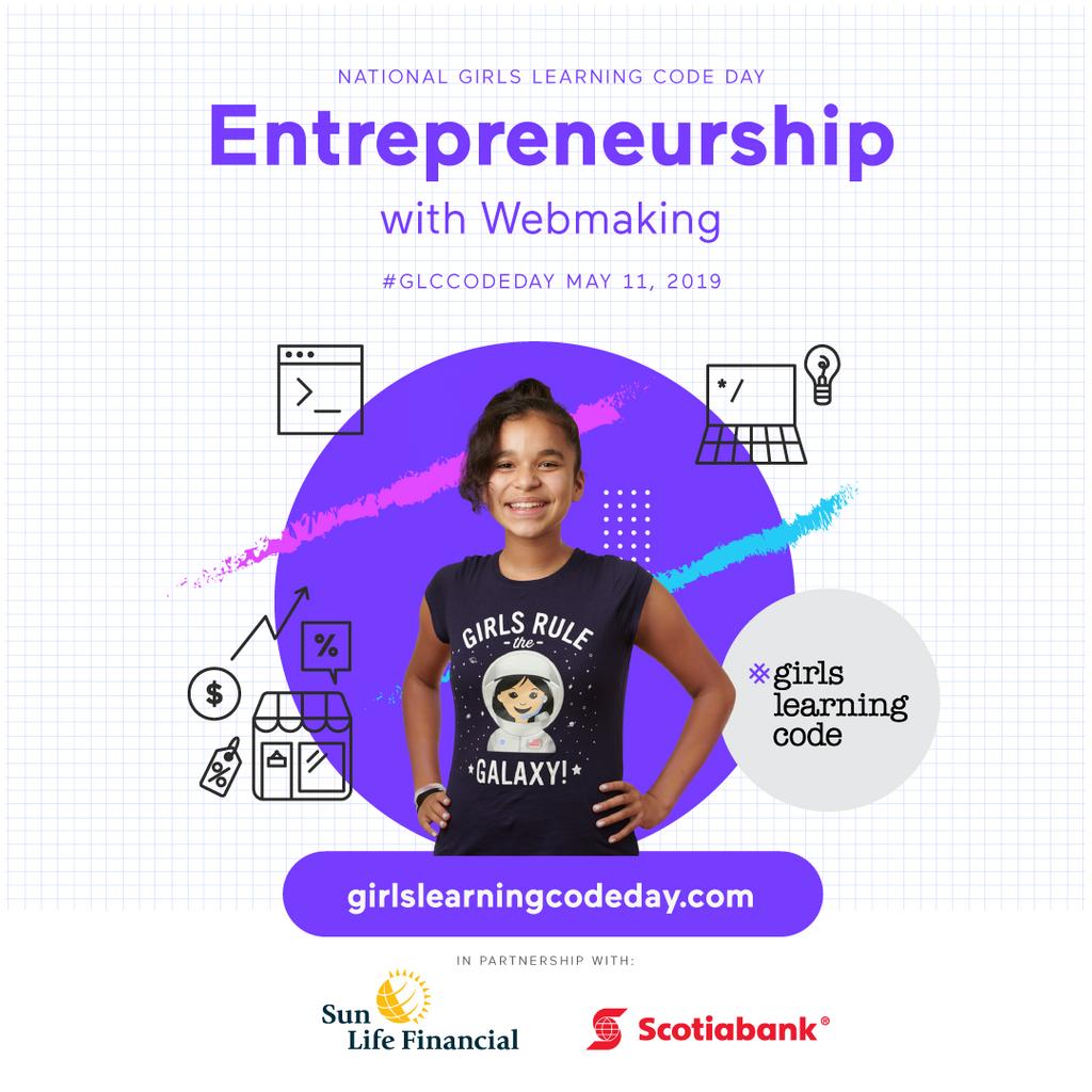 learningcodeyyc's tweet photo. Have a girl in your life that you'd like to inspire to be in tech? Join us at our annual Girls Learning Code Day on May 11th at STEM Learning Lab! || Register via https://t.co/t3OtzYwPt5 || #glcCodeDay2019 @LearningSTEM https://t.co/uzs0ROTPIz