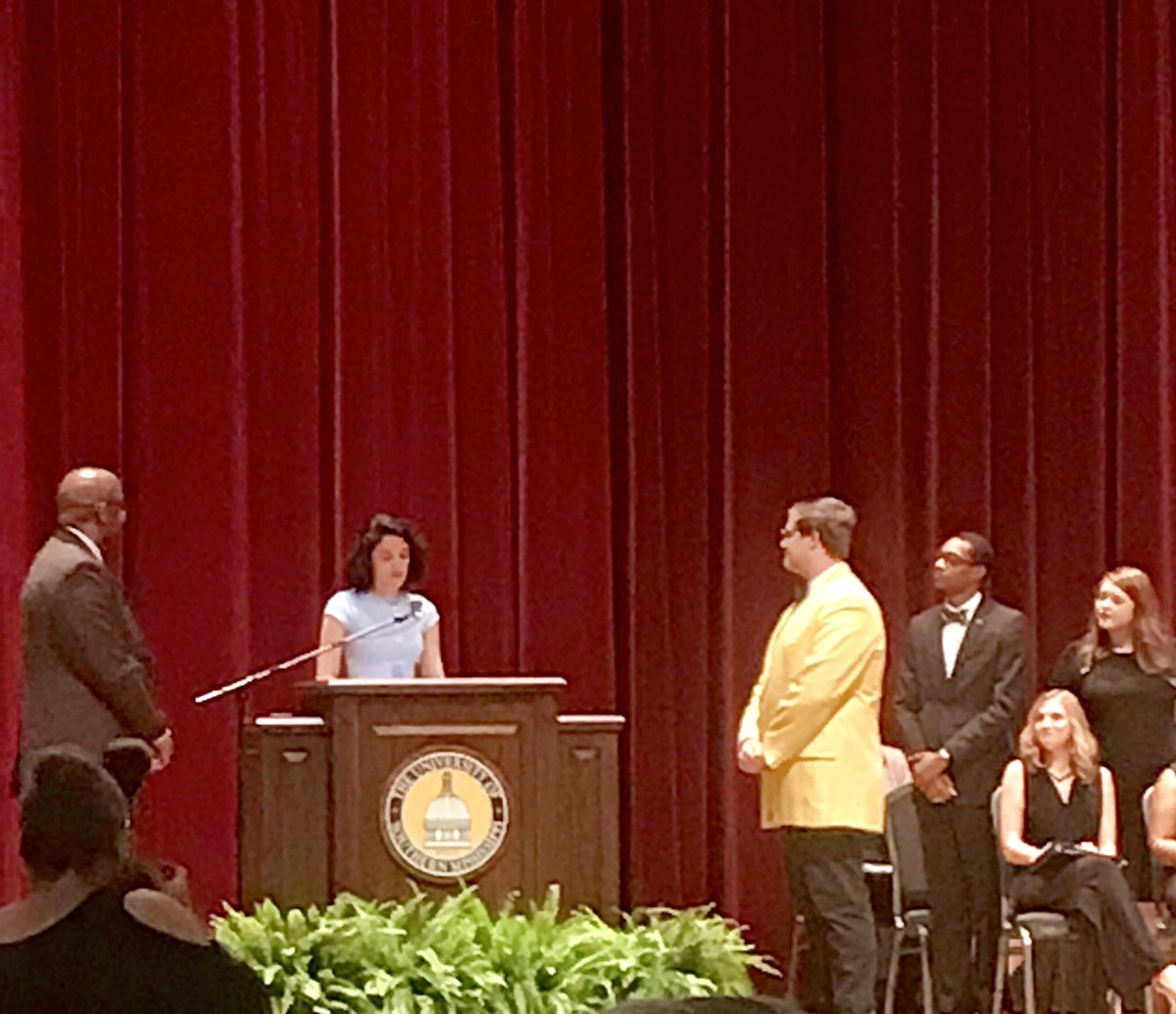 Congrats to the <a href="/SouthernMiss/">Southern Miss</a> students inducted into the Hall of Fame today &amp; to the newly inaugurated <a href="/SGA_USM/">Southern Miss SGA</a> Executive Officers! Our team at the City of <a href="/Hattiesburg_MS/">City of Hattiesburg</a> looks forward to working with you to improve the student experience in Mississippi’s premiere college city.