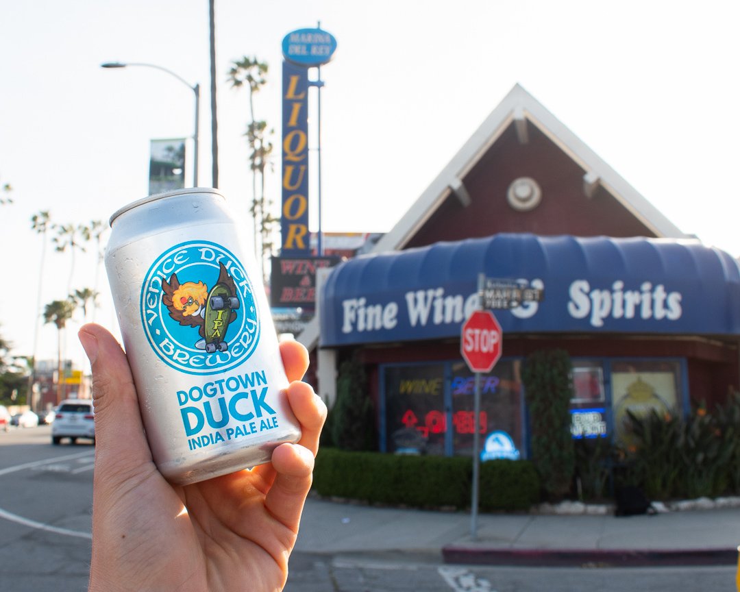 Find Our Dogtown Duck IPA and Lucky Duck Agave Blonde at Marina Del Rey Liquormart (753 Washington Blvd). #venice #veniceduck #beer #craftbeer #localcraftbeer #venicebeer #venicebrewery #brewery #labeer #labrewery #losangelesbrewery #dogtown #ipa #agave