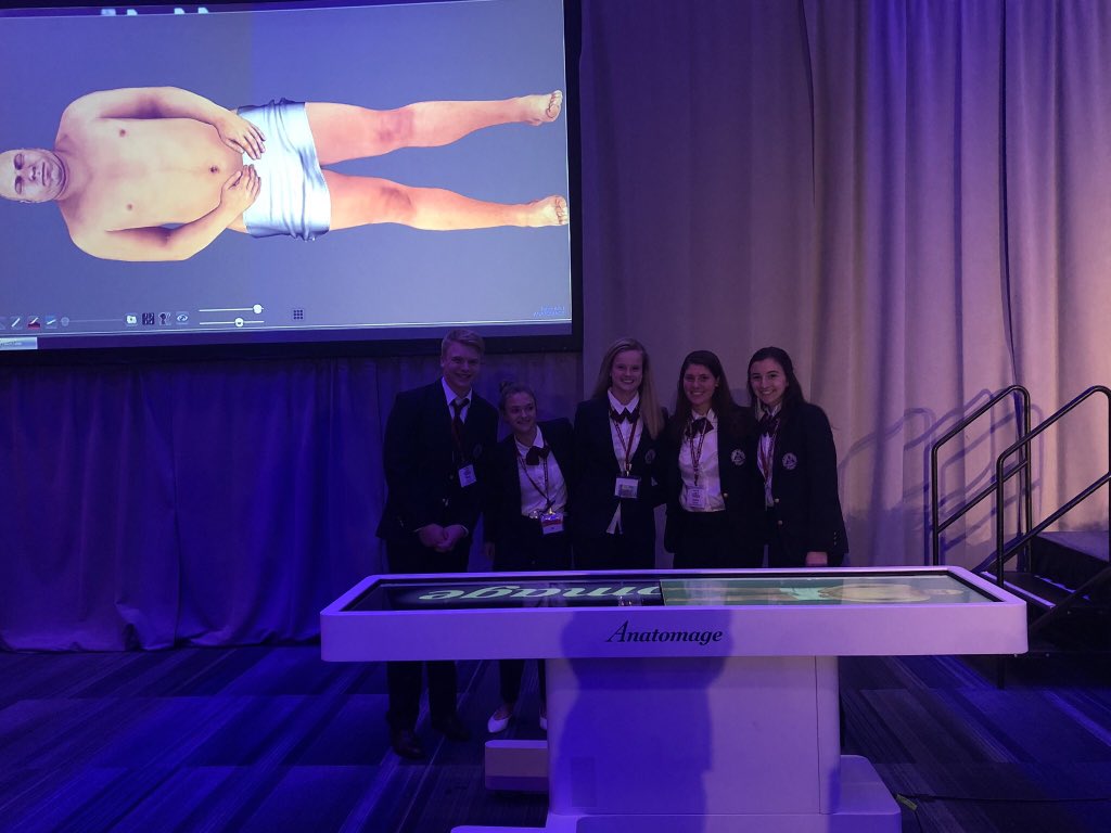 SnowdenMadison's tweet image. Successful day competing at HOSA. Congratulations to all that competed. Lakota West places 1st place in the state Anatomage competition. It was awesome to get to use this new technology. #anatomagetable #freeipads @hosa_lwhs