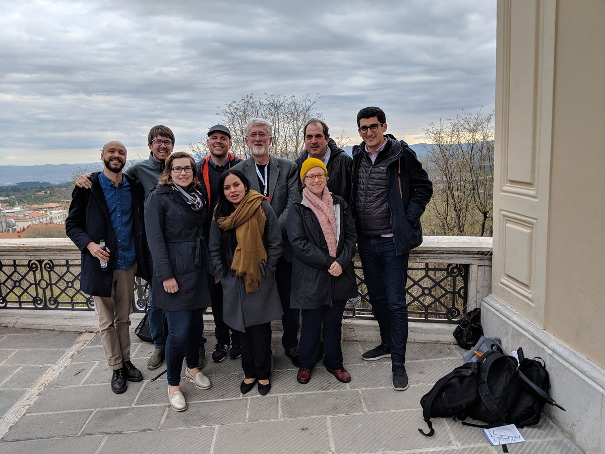 migueldobrich's tweet photo. A tiny sample of how cosmopolitan is the @towknightcenter &amp; @newmarkjschool experience. 

🇧🇪🇨🇴🇩🇪🇬🇷🇮🇹🇺🇾🇺🇸

@Dorien_Luyckx @EstephaniCano @CFahrenbach @Lynda420 @TassosMorfis @valeriobassan @eggopolis @ejgertz @jeffjarvis 

#ijf19 #ej14 #ej17 #ej18 #ej19 https://t.co/mLsx8LaQeC