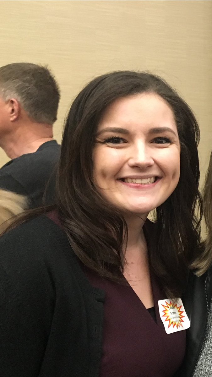 NNHS CTE represents! Lauren Francis - D203 Early Educator nominee.