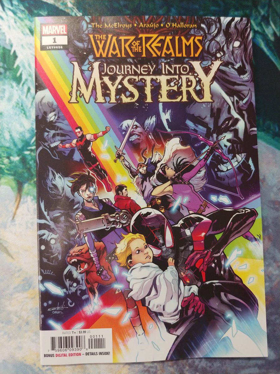 DVGSLP's tweet image. Todays #NCBD feature is a admittedly a little biased because I've long admired this crew, but the @McElroyFamily have written a comic for @Marvel and it is so charming and funny! If you like an exciting story, and Thors underrated brother, Balder, this book is for you! #comics