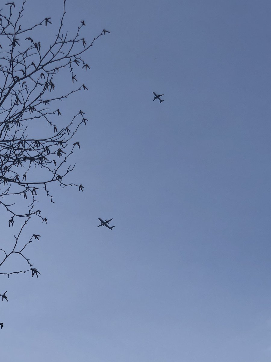 K_L_Ma's tweet photo. Today’s walk! The least livable town! Low, loud, concentrated flight path over residential Planeville! #Feb2012concentratedflightpath #nextgenfail #navcanada #torontopearson @OakvilleMayor @navcanada @TorontoPearson @MoneySense https://t.co/v6XRktkLGj
