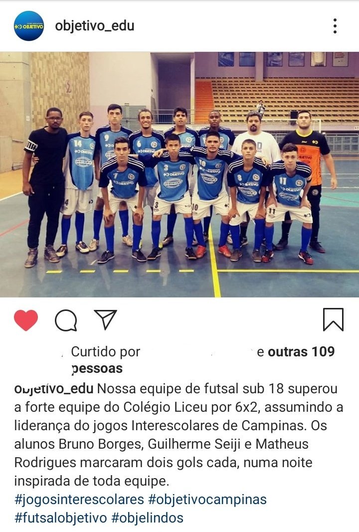 objmilgrau's tweet photo. Não sei o time de vcs mais o nosso é destaque na página do colégio
#objelindos https://t.co/FpQtUFpzpk