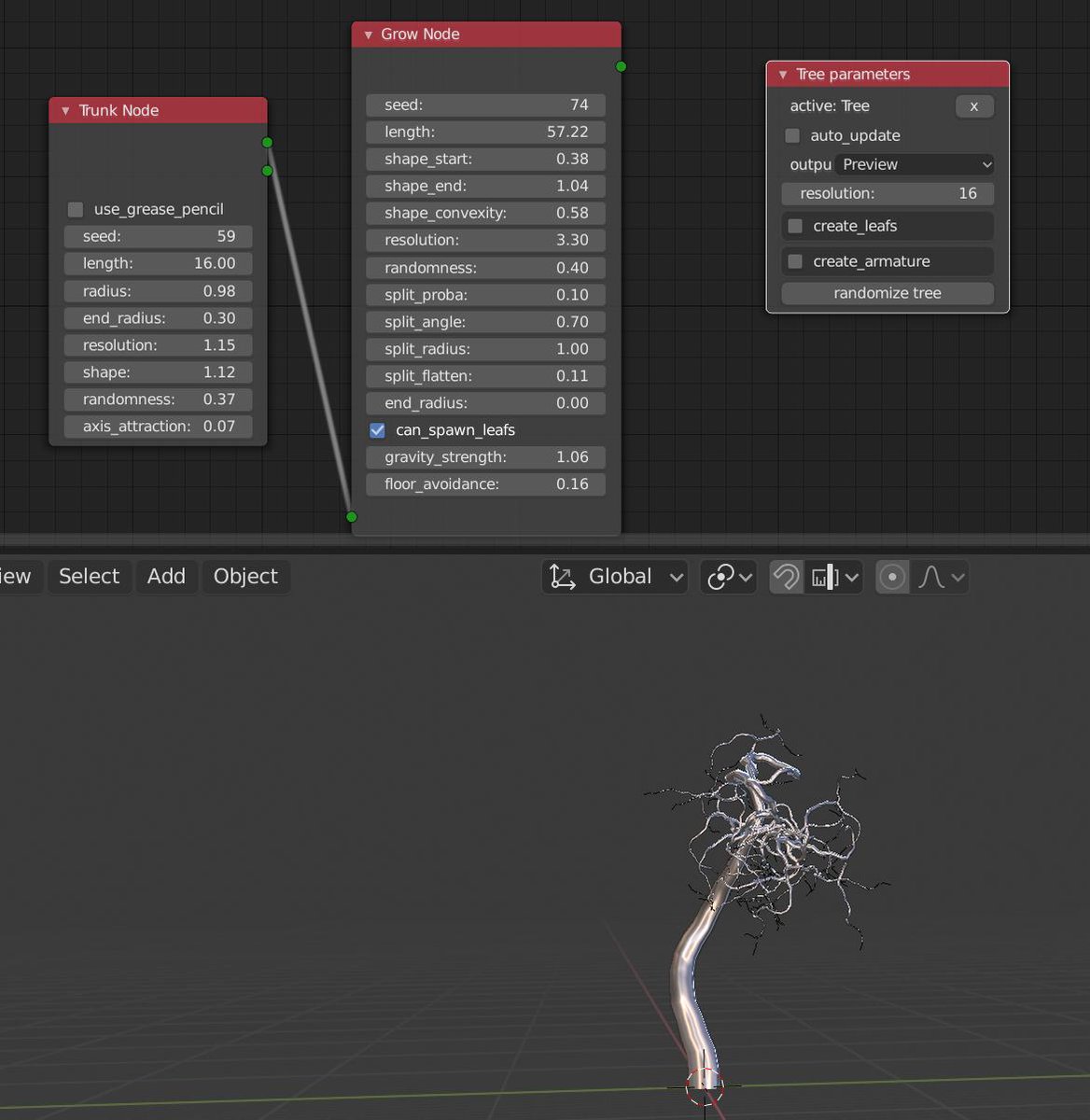 jimmygunawanapp's tweet photo. #b3d #blender3d #ModularTree #Nodes #procedural Testing this add-on on both Blender 2.79 and Blender 2.80. Works fantastic and very intuitive! https://t.co/Bh24ycUbRk