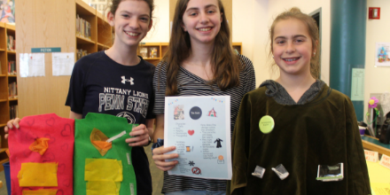 KLSchools's tweet photo. What happens when children play with design? 7th graders in Melissa Brady's Home &amp; Careers created a travel kit of tools for a Ninja, a tri-tiered top hat for time travelers, a poncho with pockets for a giant to carry people + much more! #KLActiveLearning @extraordinaires https://t.co/aof6OUcld8