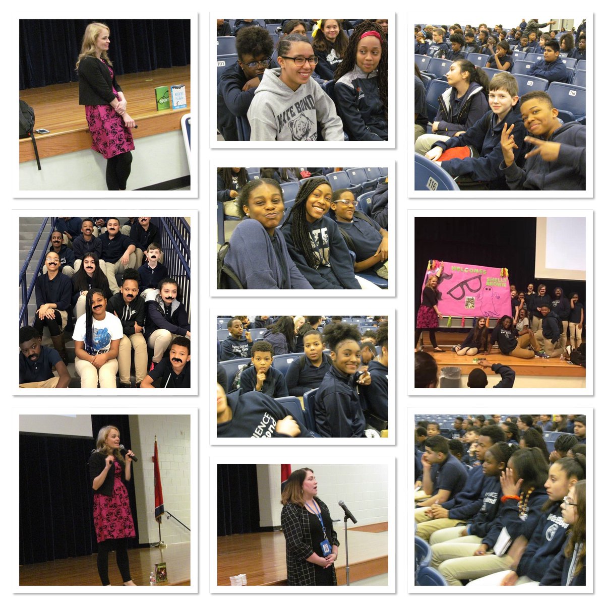Shelly Brown visits KBMS.