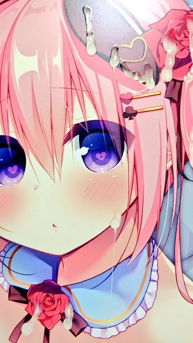 前に試しで作ったニス加工のやつ今度は大きめのイラストカードで作ってみた/(^o^)\ 