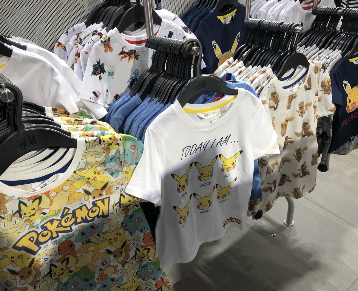 ビニールタッキー บนทว ตเตอร H Mのポケモンtシャツはキッズサイズなのか 娘にふわふわピカチュウtを買ってあげよう