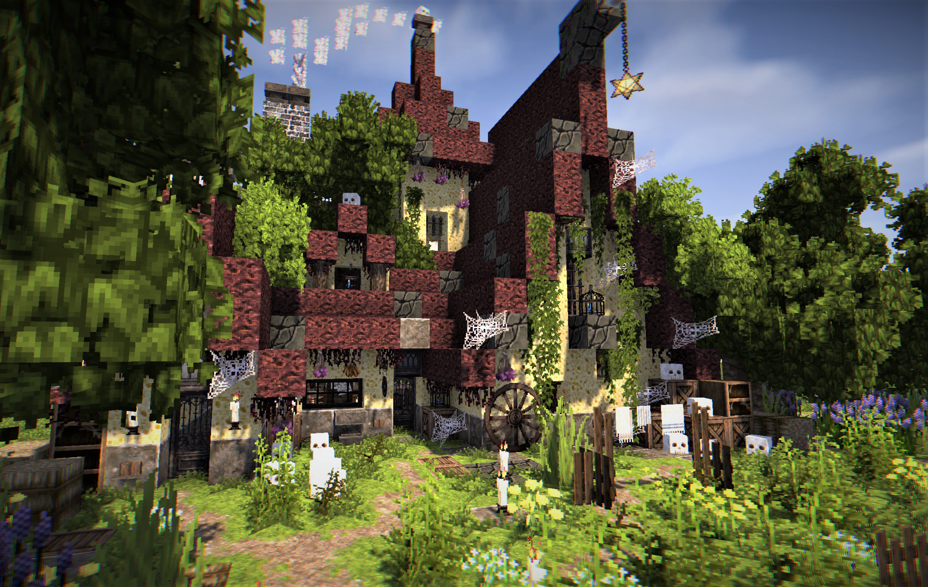 Milk猫 Minecraft緑化推進委員会 Cocricot 魔女の家 部屋 遅くなりました しかも外装 内装を作ったので 完全に時間オーバーです T Co 9t1sdmusto Twitter
