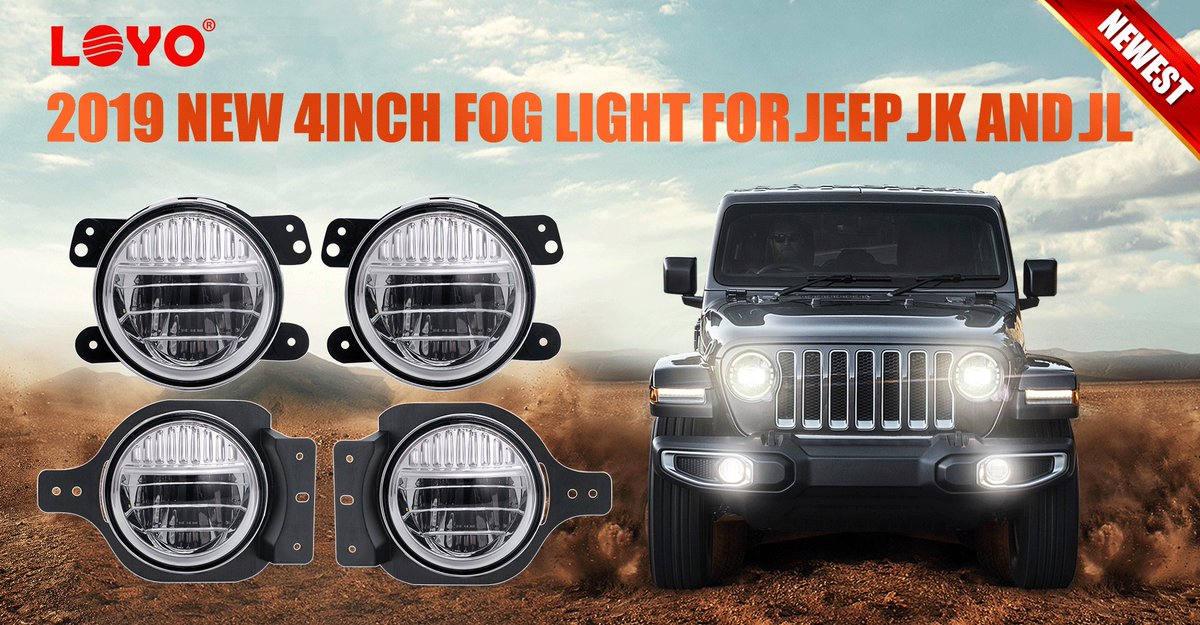 LOYOOFFICIAL's tweet photo. πLOYO 2019 New Arrivals -- 4" Fog Lights !!π
With LOYO's unique brackets, this light fits perfectly for Wrangler JL & JKπ
@loyoofficial
#loyo #loyolight #ledfoglight #foglightforwrangler #wranglerjk #wranglerjl #foglights https://t.co/tJc6YbCLXw