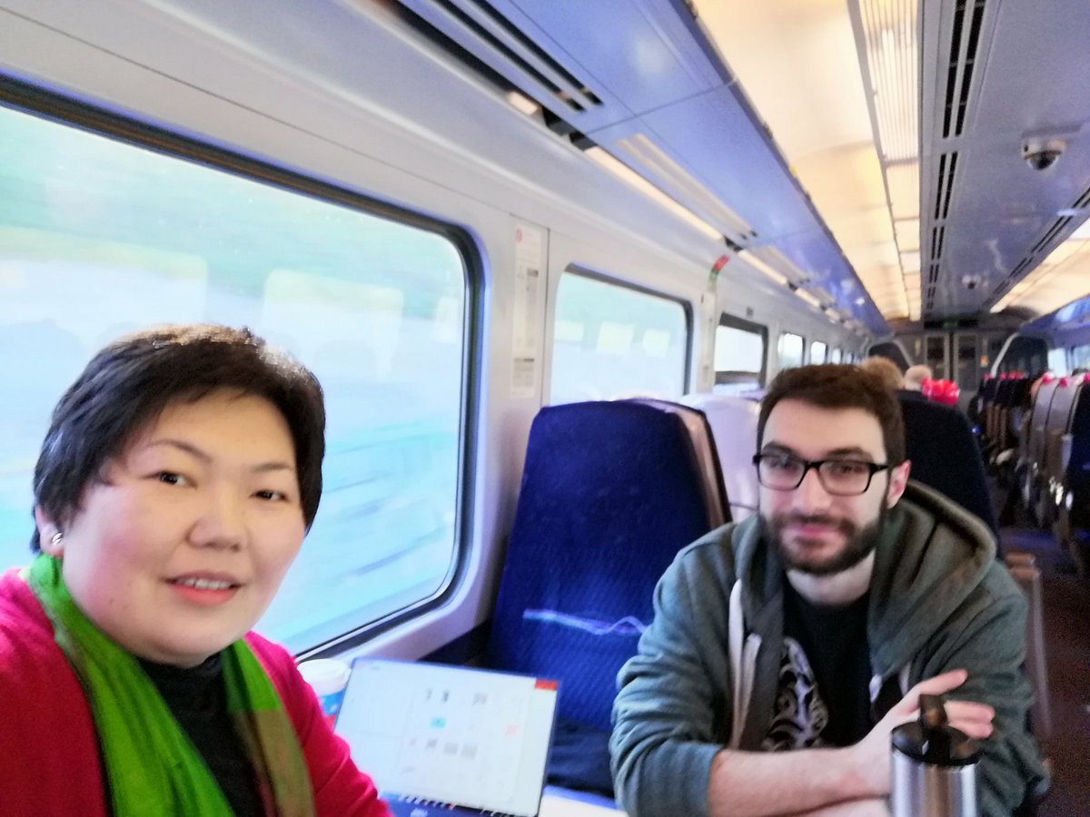 Dom and I are enjoying a train ride on our way to BZA-2019 at <a href="/birminghamuni/">BirminghamUni</a> <a href="/BritishZeolite/">BZA</a> #bza2019
Looking forward to seeing all zeolite people.