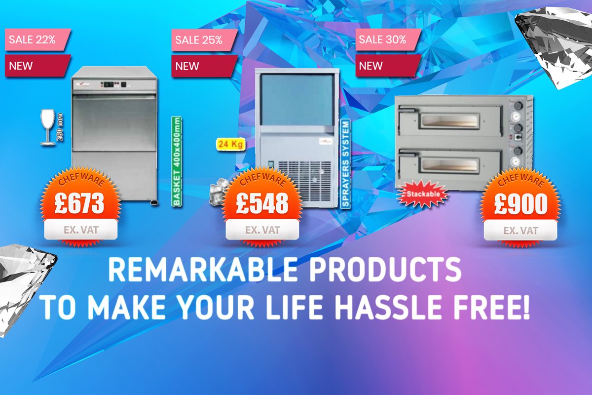 Chefware_N16's tweet photo. No need to delay, remarkable products to make your life hassle free. Shine like a Diamond!
Unbeatable prices from Chefware on #glasswashers and #dishwashers.
https://t.co/zF3pY8dwXi

#Chefware #onlineshopping #OnSale #BestPrice https://t.co/BDnHGNlrwX