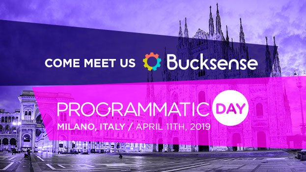 BuckSense's tweet photo. 📣The countdown is finally over! Programmatic Day opens its doors to all the programmatic lovers out there ... Come meet our team, we have something tasty for everybody taste! #programmaticitalia https://t.co/dOUCcZTSZl