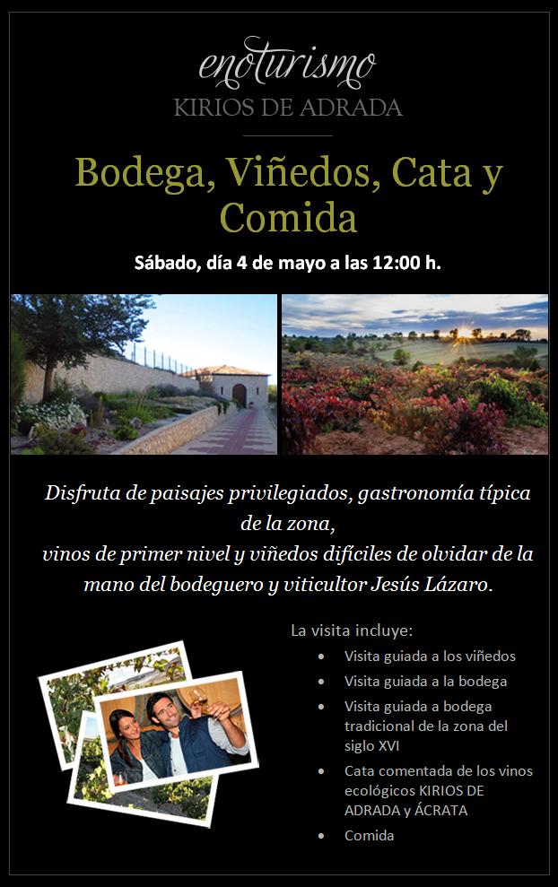 🍇🍷🍽 ESCÁPATE EL SÁBADO, 4 DE MAYO! 
Bodega Kirios de Adrada, un destino para desconectar, disfrutar de los paisajes vitícolas, catar buenos vinos y comer con la gastronomía típica
Más info 👉 kiriosdeadrada.com/pdf/kirios-adr…
#vino #enoturismo #turismorural #puentedeldosdemayo #Madrid